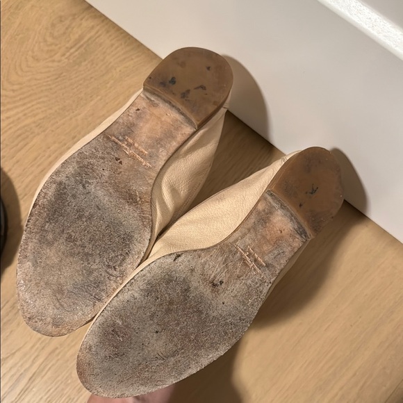 Salvatore Ferragamo Cream beige leather Loafers with Horsebit Detail 7 - Picture 5 of 6